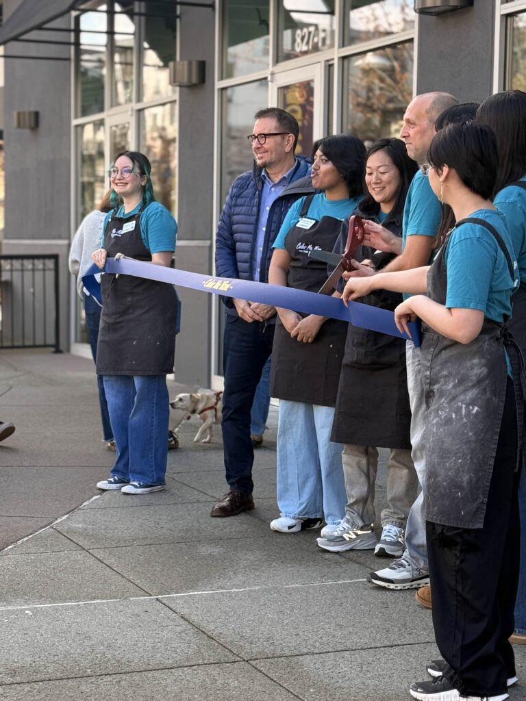 Color Me Mine Ribbon Cutting