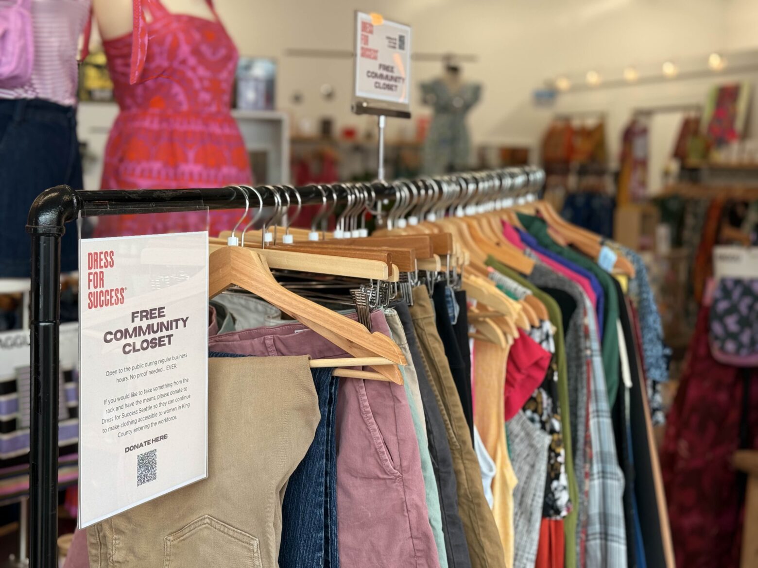 Esme & Elodie’s Free Community Closet Donates Thousands of Pounds of Clothes